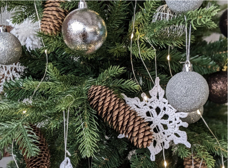 Affordable Christmas Decorations and Musical Bliss with Cheap Christmas Trees and Gold Ornaments