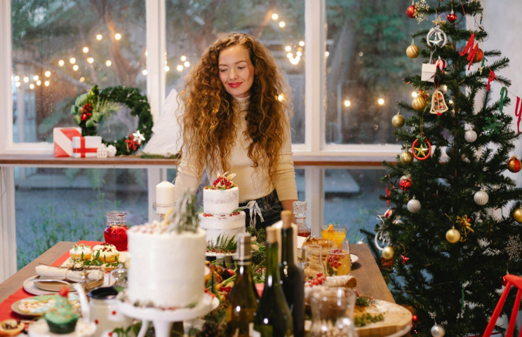 The Charm of Flocked Christmas Trees